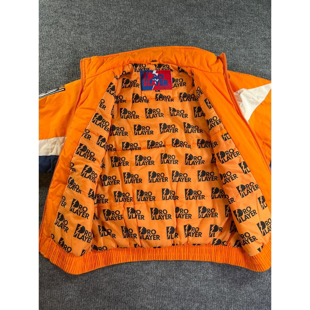 Pro Player University of Tennessee Puffer Jacket Mens XL Orange Vols Colorblock - Picture 3 of 14